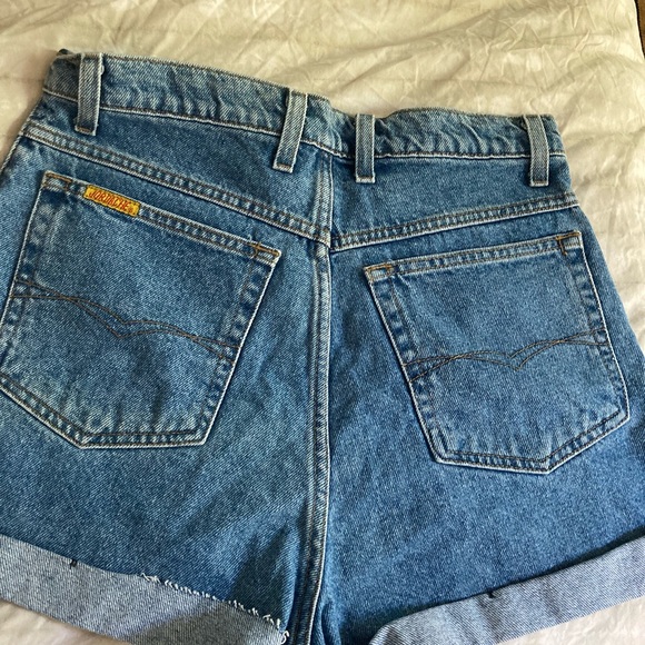 1990’s Y2K Jordache vintage deadstock raw denim high waisted jean zip shorts - Picture 14 of 14